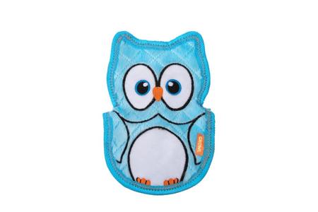 Growl Flip Floppz Ollie the Owl Dog Toy