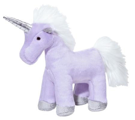 Fluff & Tuff Violet Unicorn Dog Toy
