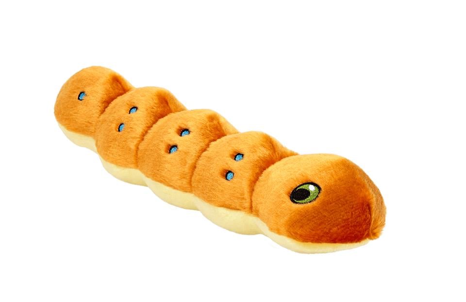  Fluff & Tuff Spicy Caterpillar Dog Toy