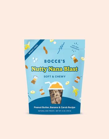 Bocce's Bakery Nutty Nana Blast Soft & Chewy Dog Treats
