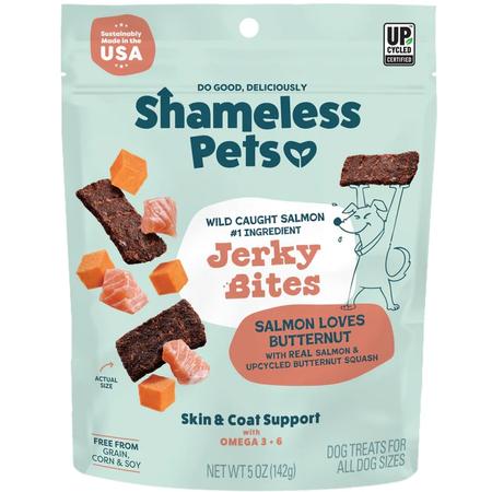 Shameless Pets Salmon Loves Butternut Jerky Dog Treats