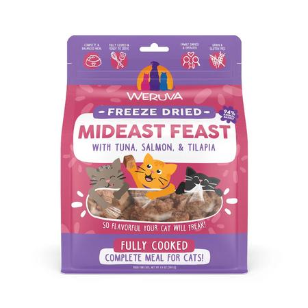 Weruva - Mideast Feast Freeze Dried with Tuna, Salmon & Tilapia