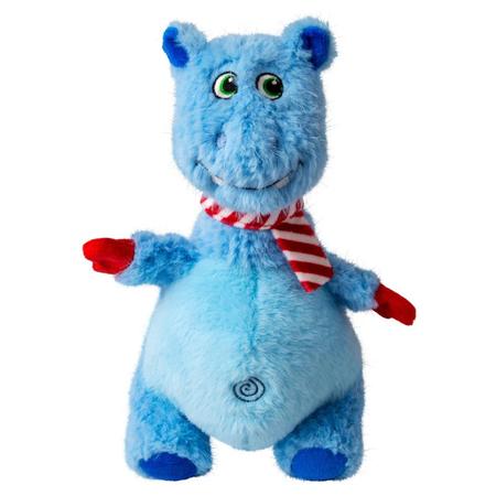 KONG Holiday Knots Belly Hippo Plush Dog Toy