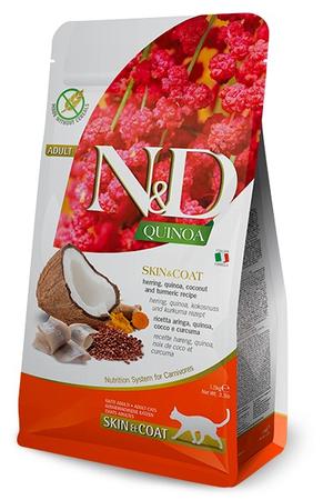 Farmina Quinoa Skin & Coat Herring Adult Cat Food
