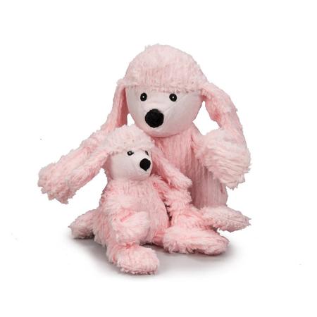 Hugglehounds Diva Pink Poodle Plush Dog Toy