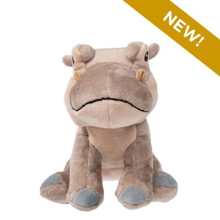 Tall Tails Plush Hippo W/ Squeaker Dog Toy