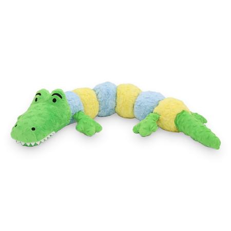 Patchwork Pet Gatorpillar plush dog toy 35in