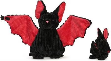  HuggleHounds Batilda Tough Plush Bat Toy