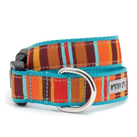 Worthy Dog Fall Fiesta Stripe Dog Collar
