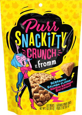 PurrSnackitty Crunch Screamin' Salmon Flavor Cat Treats