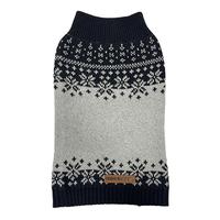 Eddie Bauer Whitman Fair Isle Sweater - Grey/Black (Item #846410041819)