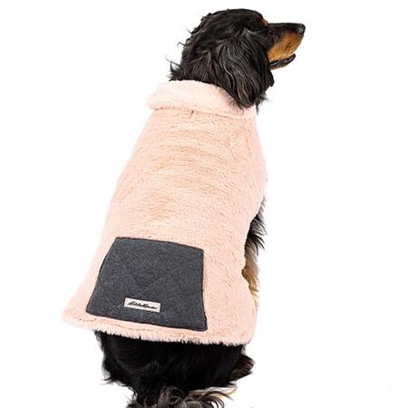 Eddie Bauer Laurel Faux Fur Reversible Vest - Pink/Grey