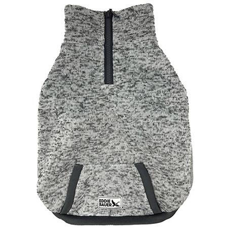 Eddie Bauer Heathered Radiator 3/4 Pullover - Gray