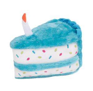  Zippy Paws Plush Birthday Cake - Blue